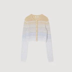 Cardigan In Maglia Variopinta