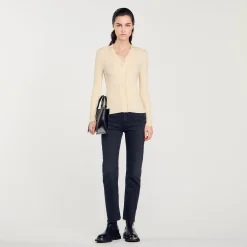 Cardigan In Viscosa Certificata