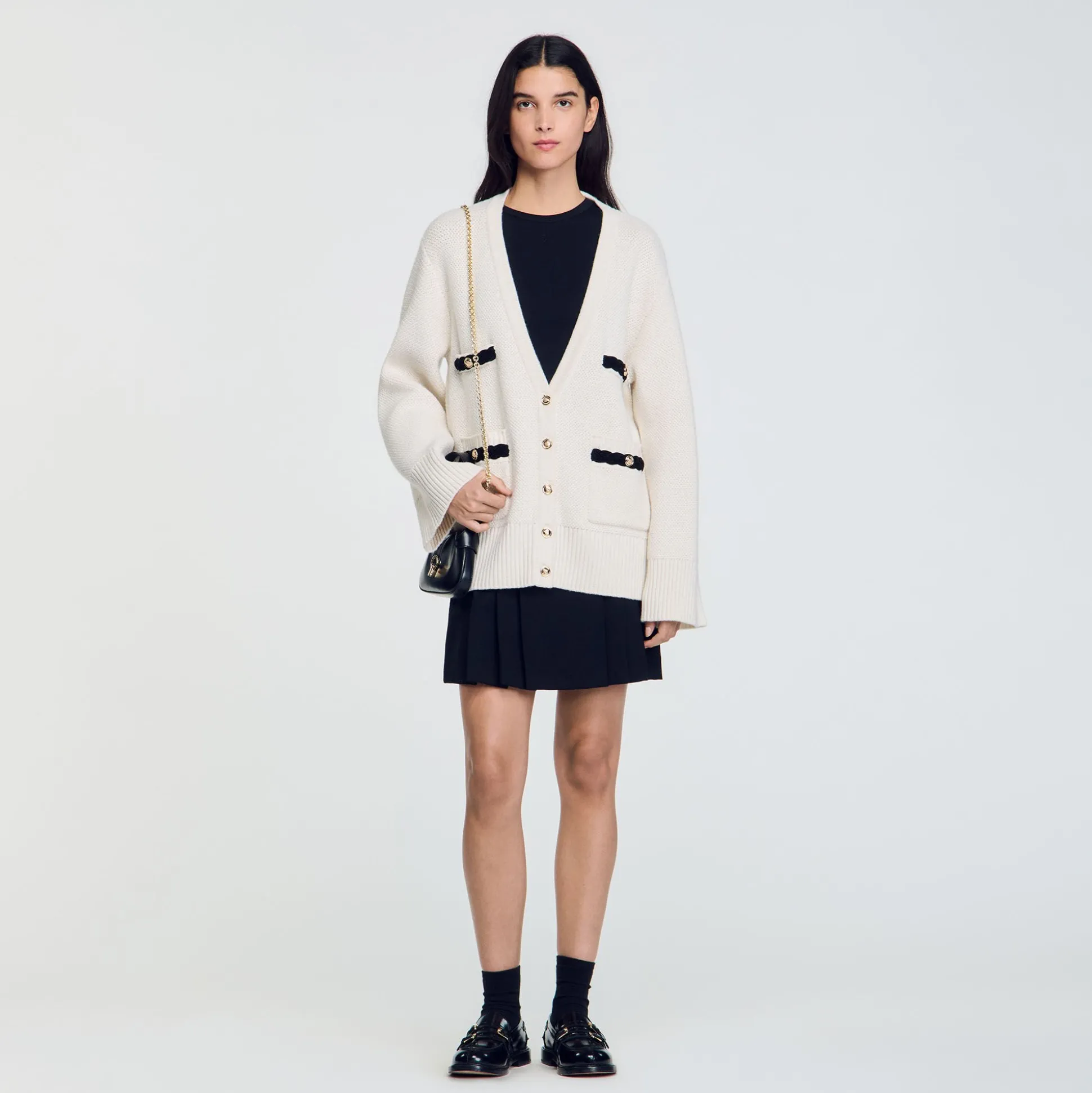 Cardigan Lungo In Lana