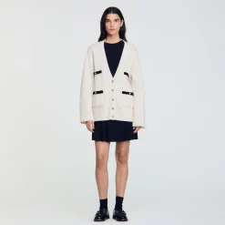 Cardigan Lungo In Lana