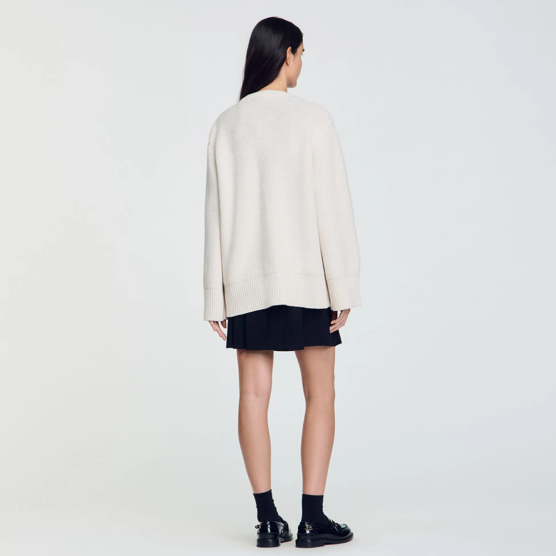 Cardigan Lungo In Lana