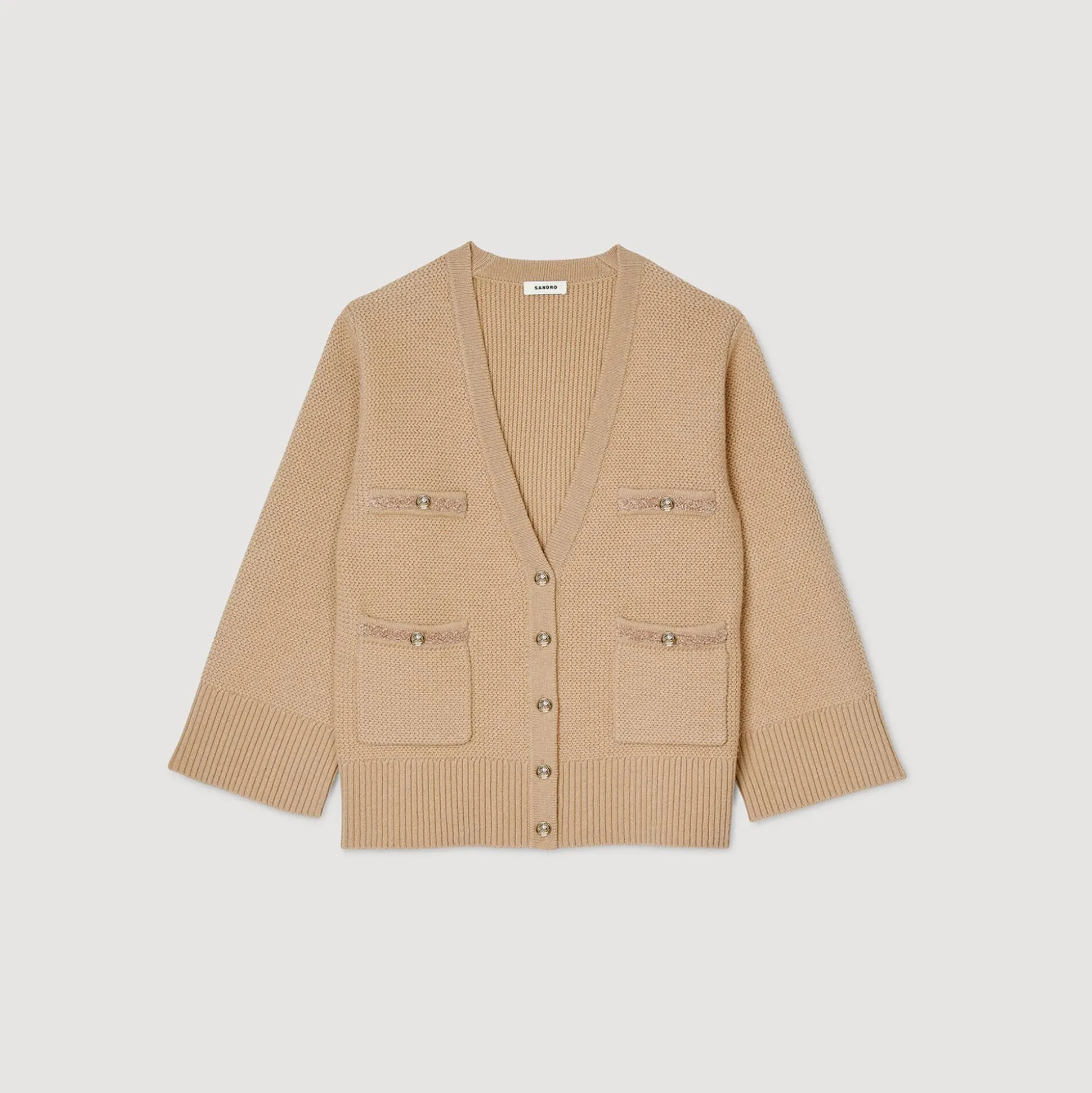 Cardigan Lungo In Lana