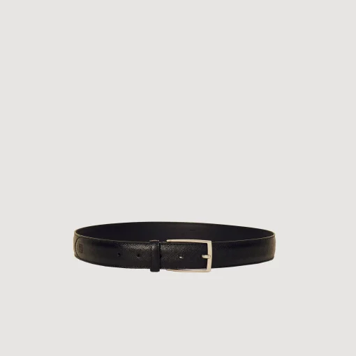Cintura In Pelle Crosta Saffiano