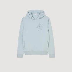 Felpa Con Cappuccio Con Fiore