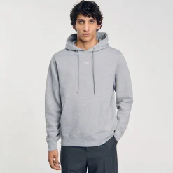 Felpa Uomo Con Cappuccio In Cotone Bio