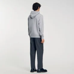 Felpa Uomo Con Cappuccio In Cotone Bio