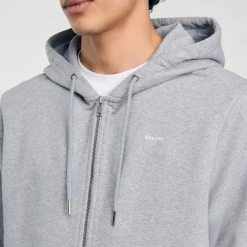 Felpa Uomo Con Cappuccio In Cotone Bio