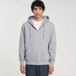 Felpa Uomo Con Cappuccio In Cotone Bio