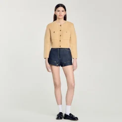 Giacca Corta In Maglia