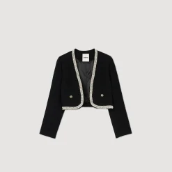 Giacca Corta In Tweed
