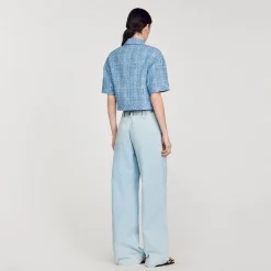 Giacca Corta In Tweed