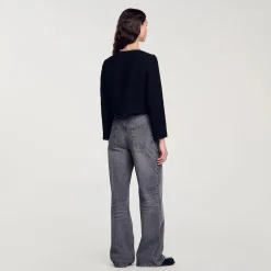 Giacca Corta In Tweed
