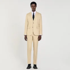 Giacca Da Completo In Lino