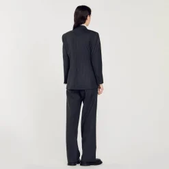 Giacca Da Tailleur Con Motivo A Righe