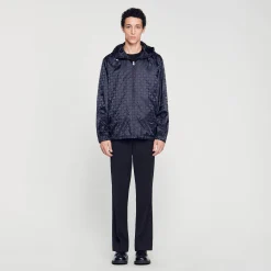 Giacca In Nylon Square Cross