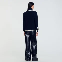 Giacca Lunga In Tweed