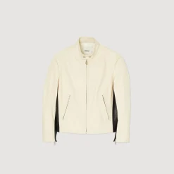 Giubbotto Biker In Pelle