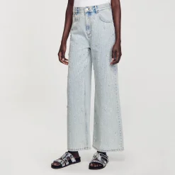 Jeans Decorati Con Strass