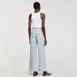 Jeans Decorati Con Strass