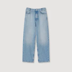Jeans Dritti A Vita Bassa