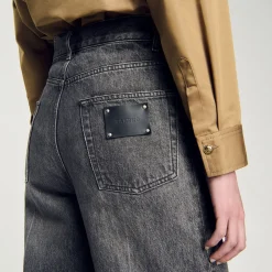 Jeans Dritti A Vita Bassa