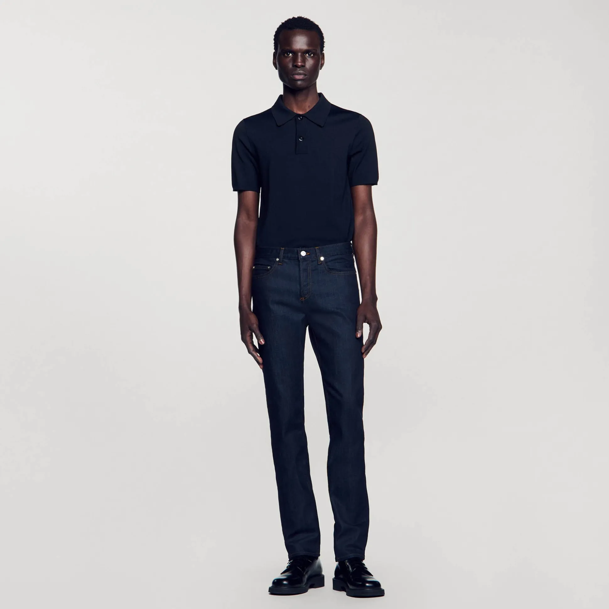 Jeans Dritti Con Lavaggio Waterless
