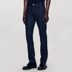 Jeans Dritti Con Lavaggio Waterless