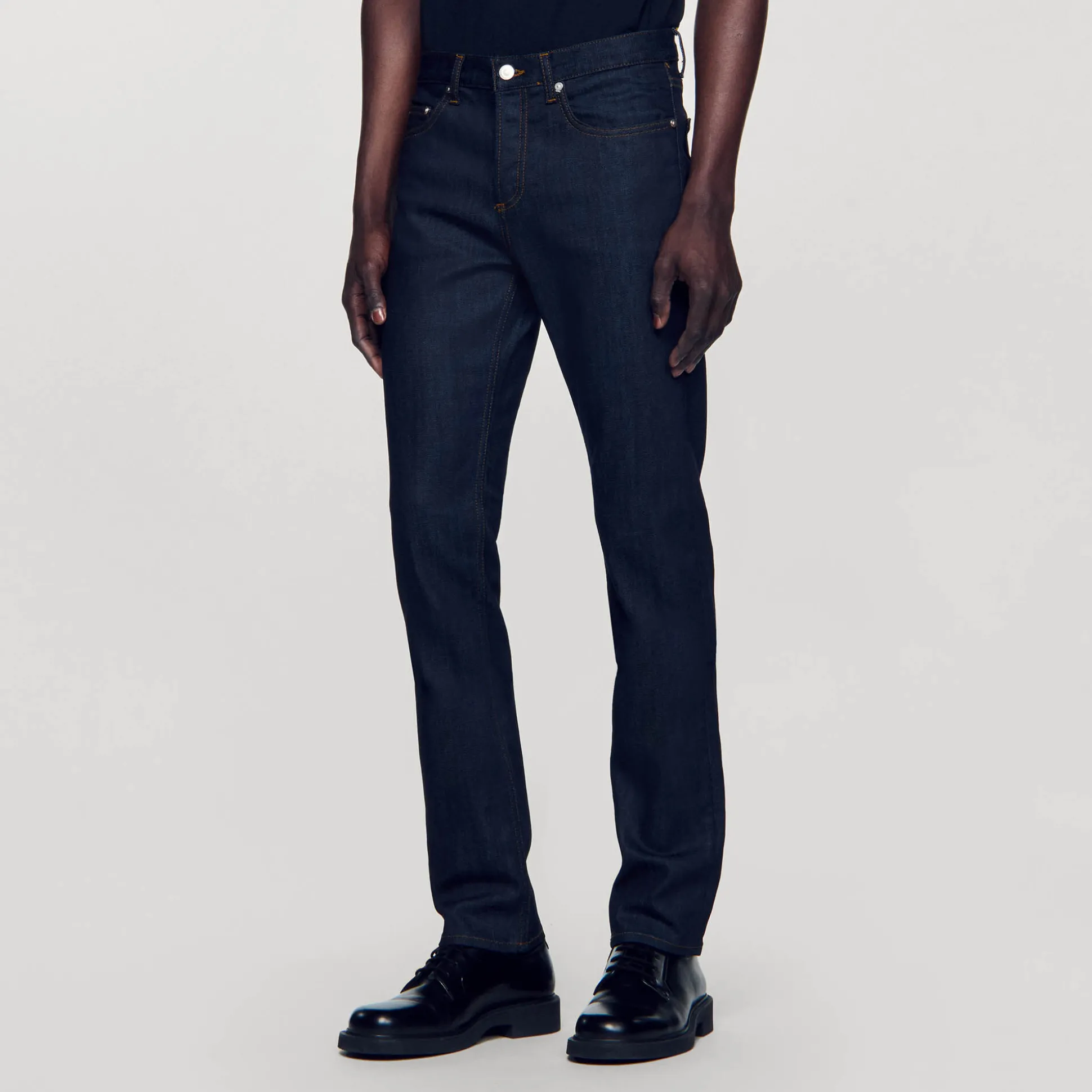 Jeans Dritti Con Lavaggio Waterless