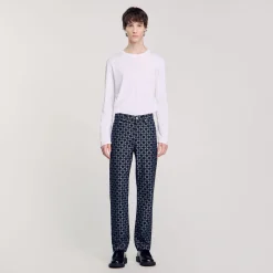Jeans Dritti Square Cross