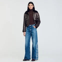 Jeans Svasati Con Fiamme
