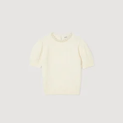 Maglione A Maglia Intrecciata