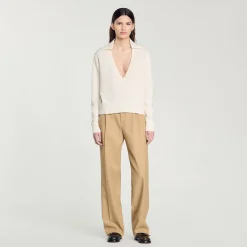 Maglione Con Colletto A Polo