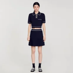 Maglione Corto A Polo