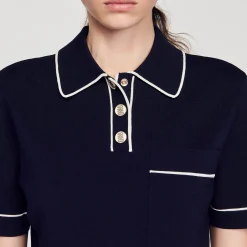 Maglione Corto A Polo