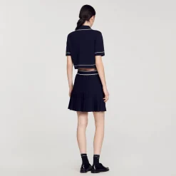 Maglione Corto A Polo