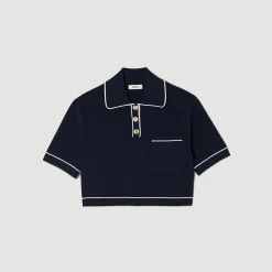 Maglione Corto A Polo