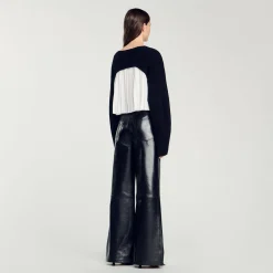 Maglione Corto In Cashmere E Lana