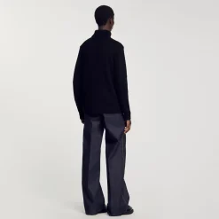 Maglione Dolcevita In Lana E Cashmere