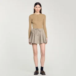 Maglione In Maglia A Coste