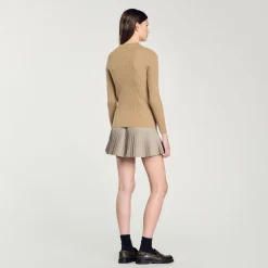 Maglione In Maglia A Coste