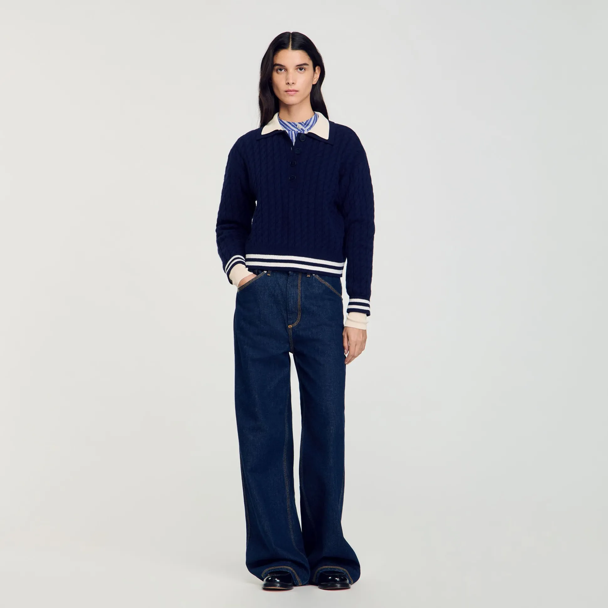 Maglione In Maglia Ritorta