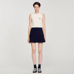 Maglione Senza Maniche In Maglia