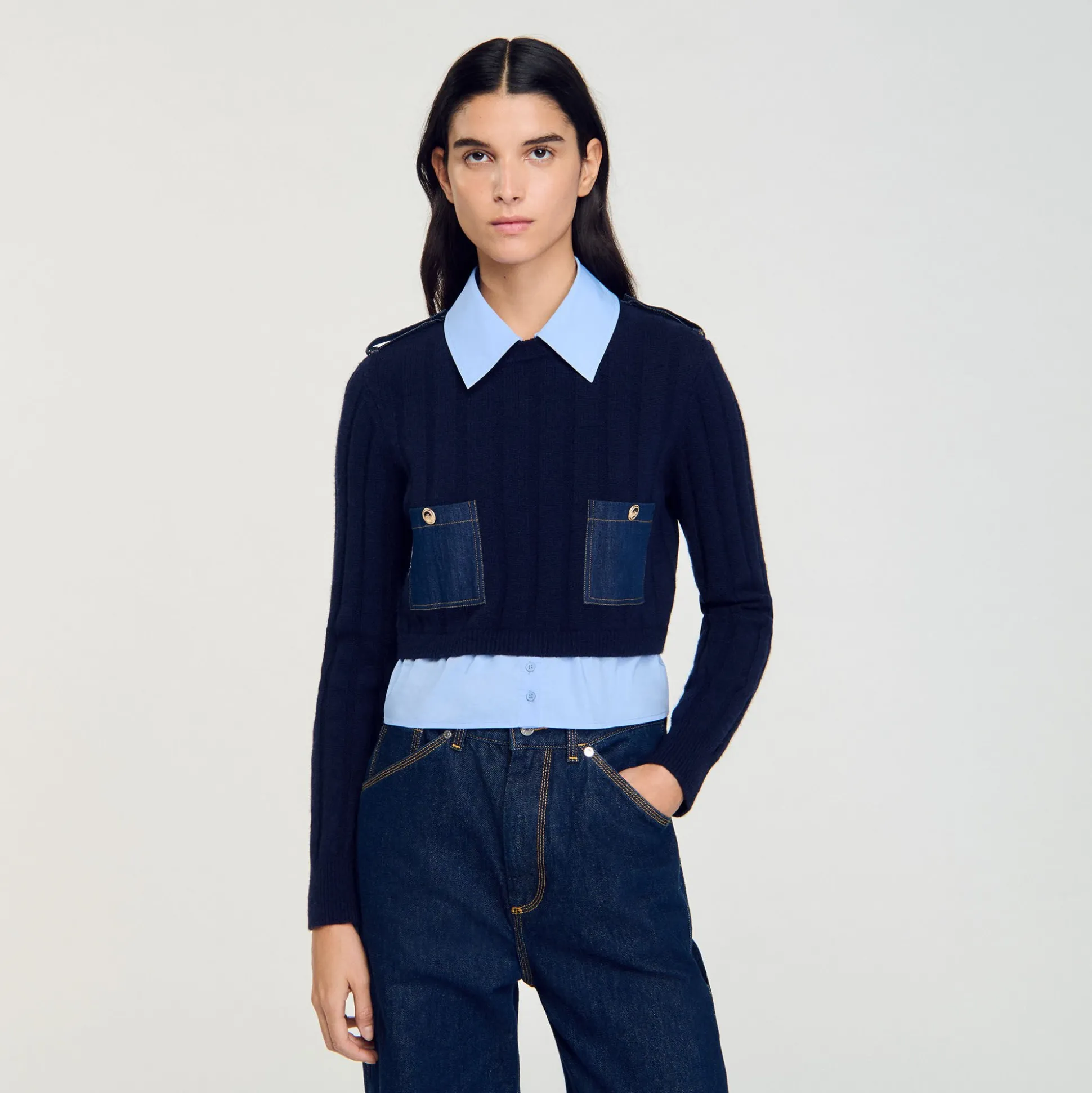 Maglione Trompe L'œil