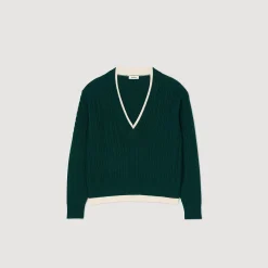 Maglione Trompe L'œil In Maglia