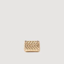 Mini Borsa Yza In Pelle Metallizzata