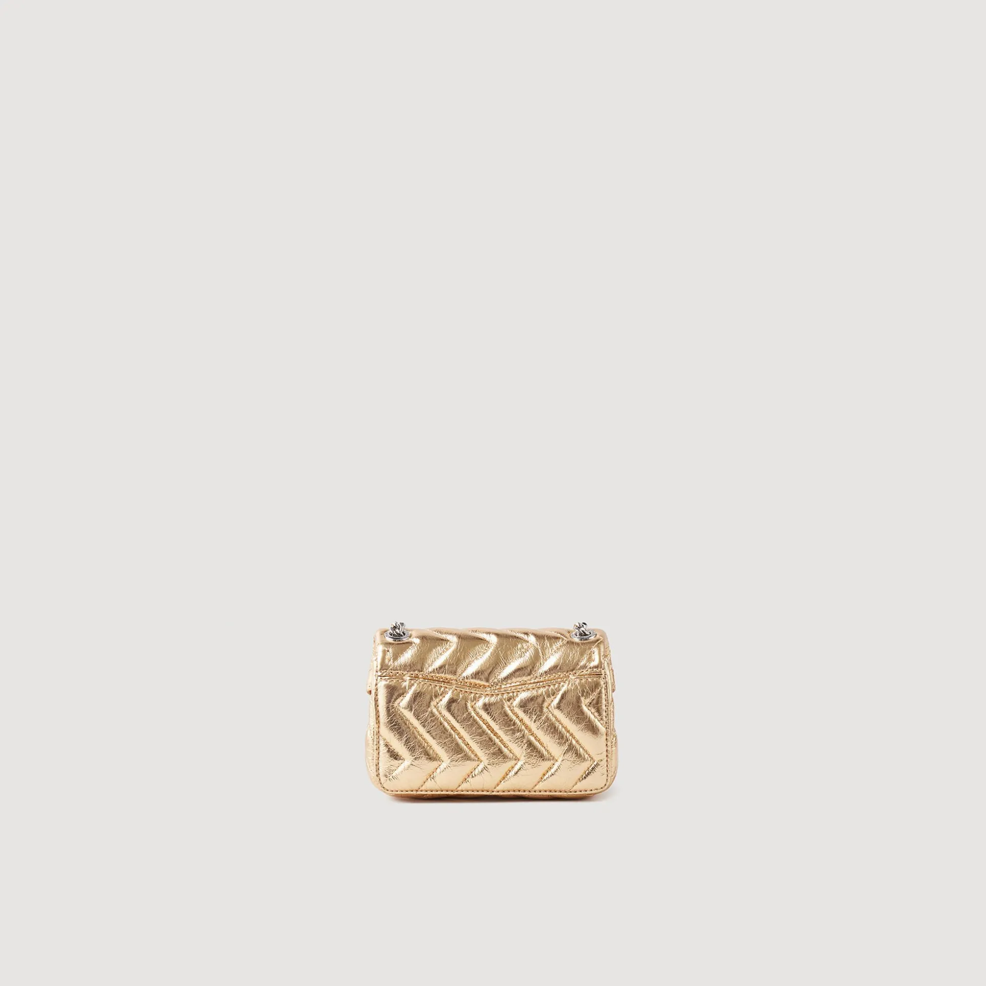 Mini Borsa Yza In Pelle Metallizzata