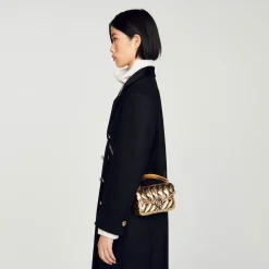 Mini Borsa Yza In Pelle Metallizzata