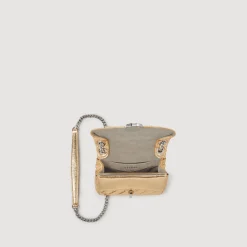 Mini Borsa Yza In Pelle Metallizzata