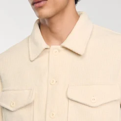Overshirt In Velluto A Coste