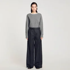 Pantaloni A Quadri Da Abito